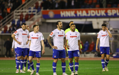 Momačd Hajduka nakon poraza od Dinama