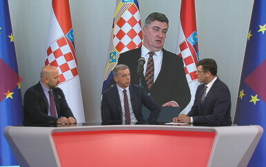 Gordan Maras, Darko Milinović i Hrvoje Krešić, reporter Dnevnika Nove TV