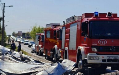 Prometna nesreća na Soblinečkoj cesti