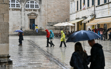 Kiša u Dubrovniku