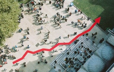 Populacija ljudi na ulici