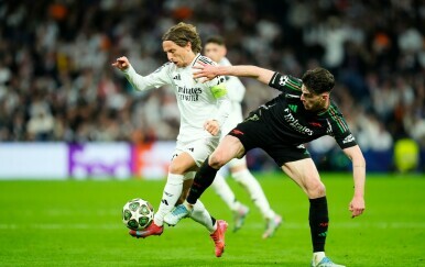 Luka Modrić i Declan Rice