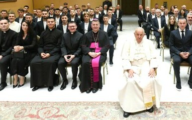 Hrvatska nogometna reprezentacija kod Pape Franje