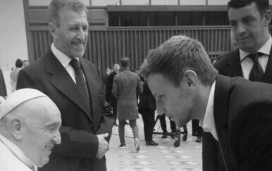 Papa Franjo i Ivan Rakitić