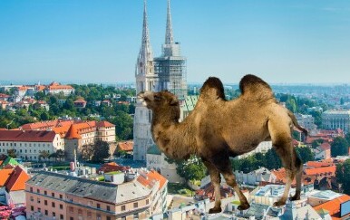 Zagreb iz zraka i deva