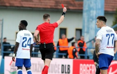 Crveni karton igraču Hajduka