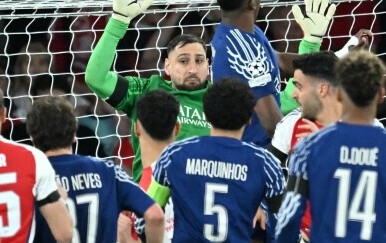 Detalj s utakmice Arsenal - PSG