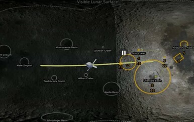 Prelet NASA-ine letjelice Orion oko Mjeseca