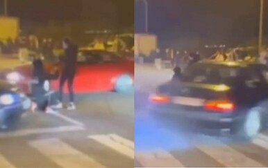 Muškarac na car meetu kleknuo pred djevojku dok su oko njih priklizavali nabrijani auti