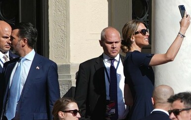 Donald Trump ml. i Bettina Anderson snimljeni u Banja Luci