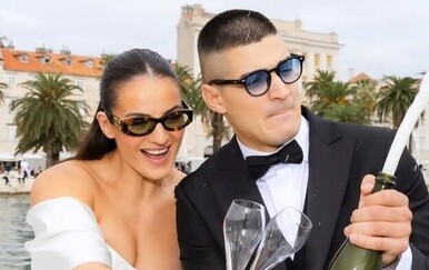 Barbara Matić čestitala rođendan suprugu Filipu Đinoviću uz romantične prizore s vjenčanja