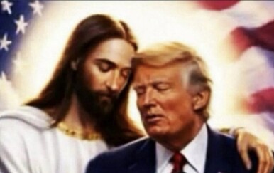 Trump je objavio sliku Isusa kako ga grli