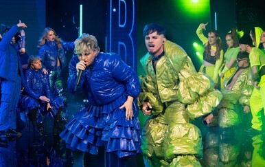 Tvoje lice zvuči poznato: Laura Sučec i Sven Pocrnić kao Baby Lasagna i Käärijä u sedmoj epizodi desete sezone showa „Tvoje lice zvuči poznato“