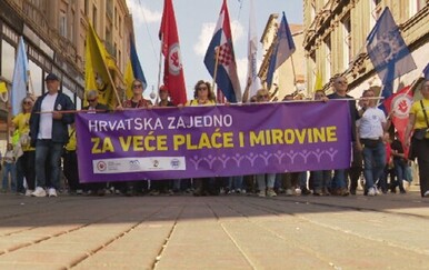 U Zagrebu održan prosvjed, građani traže veće plaće i mirovine