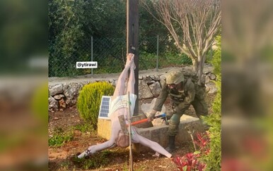 Izraelski vojnik snimljen kako razbija Isusov kip u južnom Libanonu