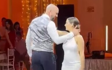 Mirna Mihelčić podijelila je prvi ples s vjenčanja