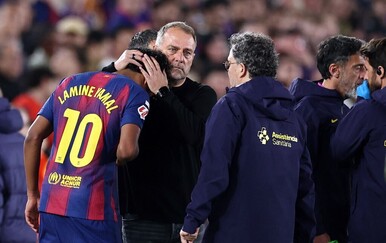 VIDEO Od spektakla do panike: Lamine zabio pa se ozlijedio pri izvođenju penala