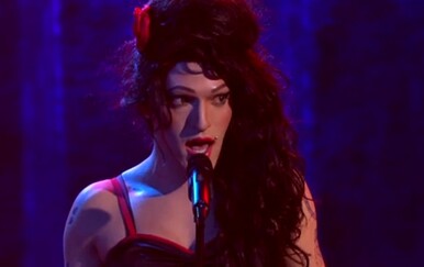 Lovro Juraga kao Amy Winehouse u showu Tvoje lice zvuči poznato