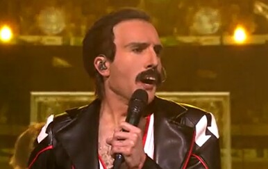 David Amaro kao Freddie Mercury u showu Tvoje lice zvuči poznato