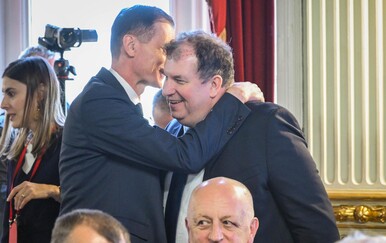 Jakov Kitarević snimljen na promociji knjige