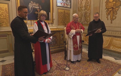 U Vatikanu održan povijesni susret pape Lava XIV. i nadbiskupkinje od Canterburyja.
