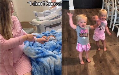 Blizanci zbunjuju roditelje već od rodilišta, pogledajte urnebesne snimke