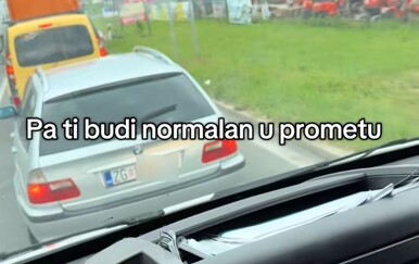 "Uvijek ima netko luđi": Snimka iz prometa zbunila gledatelje, na što to vama sliči?