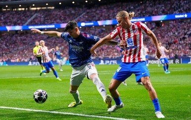 UŽIVO ATLETICO - ARSENAL: Raya spasio Topnike nakon velike šanse gostiju