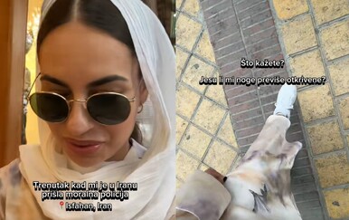 Zagrebačka influencerica podijelila snimku iz Irana: "Upravo mi je prišao policajac"