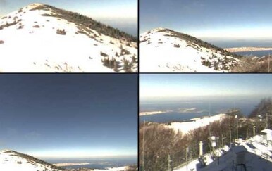 Pao snijeg na Zavižanu