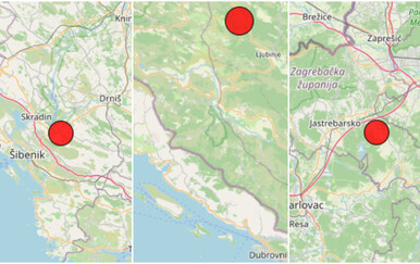 Jeste li ih osjetili? Tri potresa danas zatresla Hrvatsku