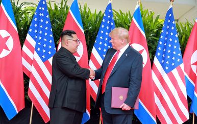 Donald Trump i Kim Jong Un (Foto: AFP)