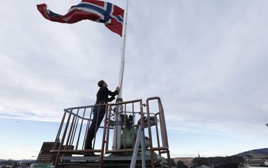 Ilustracija, norveška zastava (Foto: AFP)