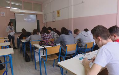 Učenici na predavanjima (Foto: Dnevnik.hr)