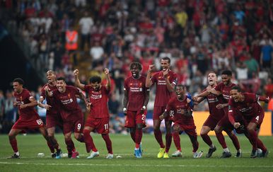 Liverpool slavi osvajanje Superkupa (Foto: AFP)