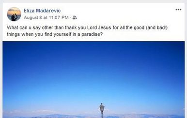 Objava Elizabete Mađarević na Facebooku (Foto: screenshot Facebook)
