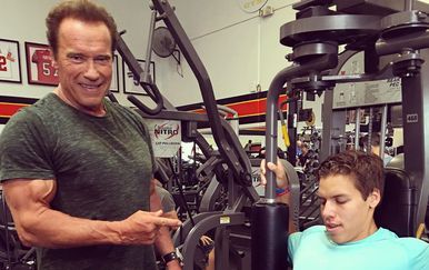 Joseph Baena i Arnold Schwarzenegger (Foto: Instagram)