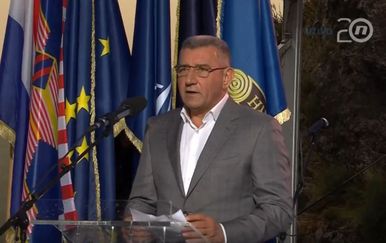 Govor Ante Gotovine u Kninu