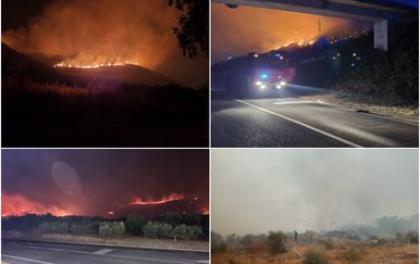 Fotografije s požarišta kod Trogira