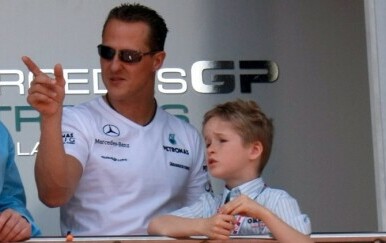 Mick i Michael Schumacher