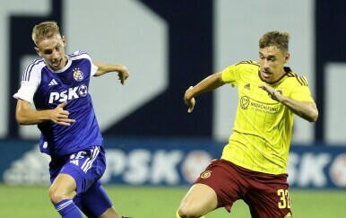 Luka Stojković na utakmici protiv Sparte Prag