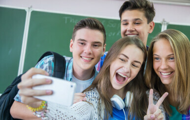 Selfie sa školskim prijateljima