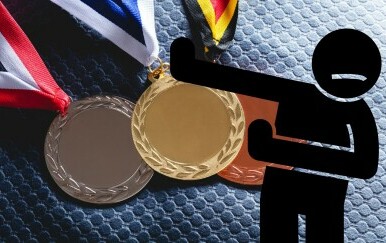 Olimpijske medalje i grafika odbijanja