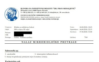 Nalaz na salmonelu