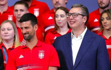 Novak Đoković i Aleksandar Vučić