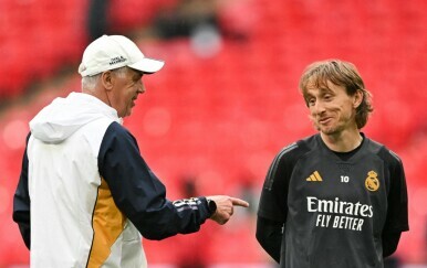 Carlo Ancelotti i Luka Modrić