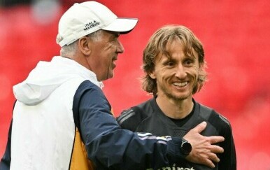 Carlo Ancelotti i Luka Modrić