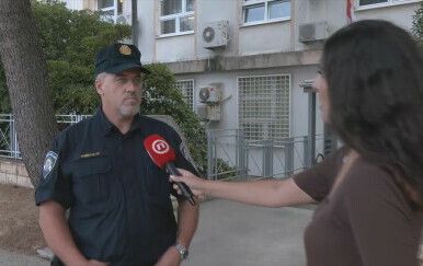 Dražen Malčić i Bruna Papić, reporterka Dnevnika Nove TV