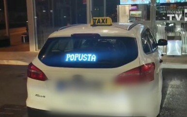 Poruka taksista u Zadru