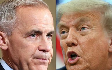 Kanadski premijer Mark Carney i američki predsjednik Donald Trump